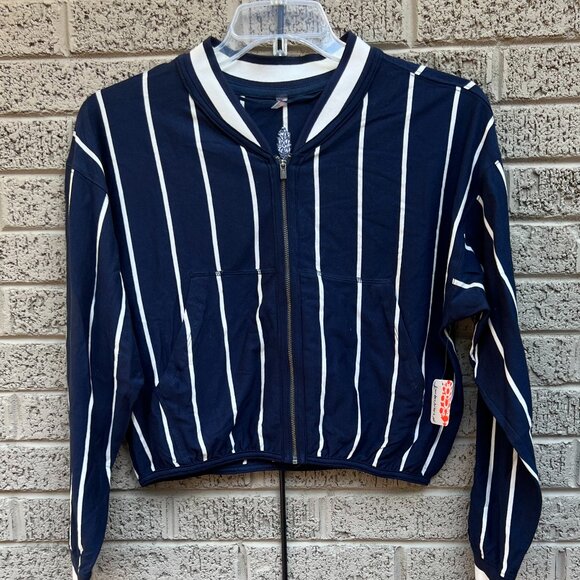 Free People Movement Off Duty Full Zip Top NWT Small - Picture 1 of 5